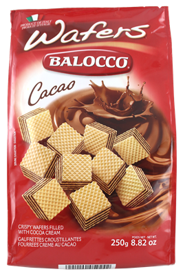 Picture of BALOCCO WAFERS CACAO 25OG BAG