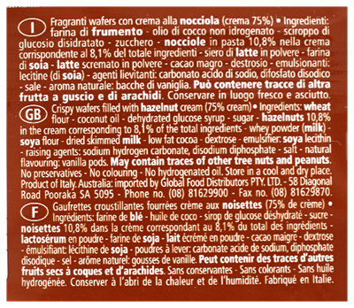 Picture of BALOCCO WAFER HAZELNUT 175G