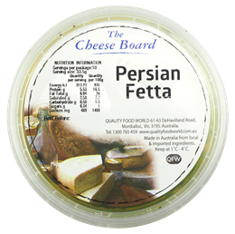 Picture of CHEESE BOARD PERSIAN FETTA 335G