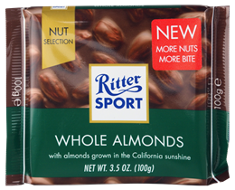 Picture of RITTER ALMONDS 100G