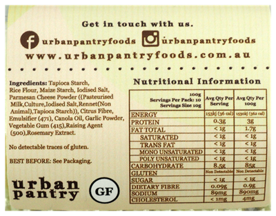 Picture of URBAN PANTRY NATURAL 100G