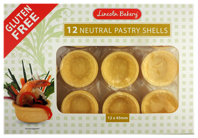 Picture of LINCOLN BAKERY PASTRY SHELLS NEUTRAL 12 PACK