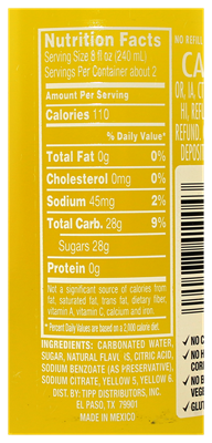 Picture of JARRITOS PINEAPPLE SODA 370ML