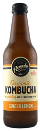 Picture of REMEDY GINGER LEMON KOMBUCHA 330ML