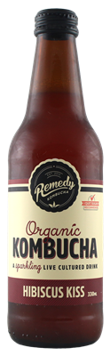 Picture of REMEDY HIBISCUS KISS KOMBUCHA 330ML