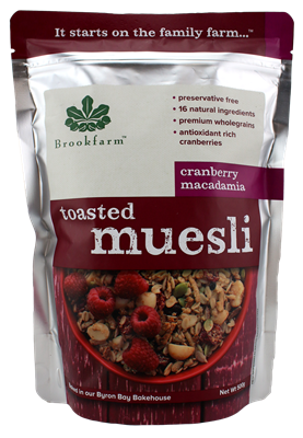 Picture of BROOKFARM TOASTED CRANBERRY MACADAMIA 500G