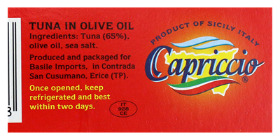 Picture of CAPRICCIO CANNED TUNA IN OLIVE OIL 3X80G PACKS