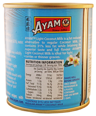 Picture of AYAM LIGHT COCONUT MILK 270ML