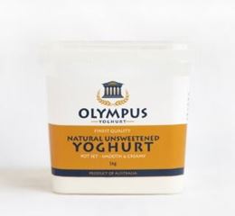 Picture of OLYMPUS UNSWEETENED NATURAL YOGHURT 1KG