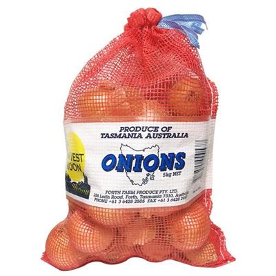 Picture of BROWN ONIONS 5KG BAG